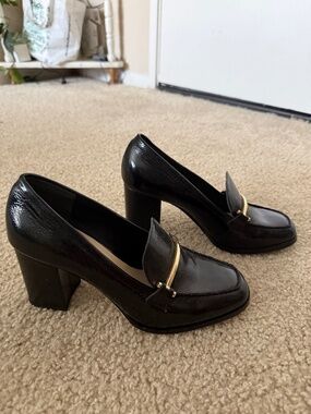 Heeled Loafers 6.5 M/37